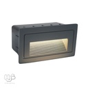 โคมไฟผนัง STEP LIGHT ฝัง B1156 GY (105x65) เทา Warmwhite 3000K HUB LIGHTING
