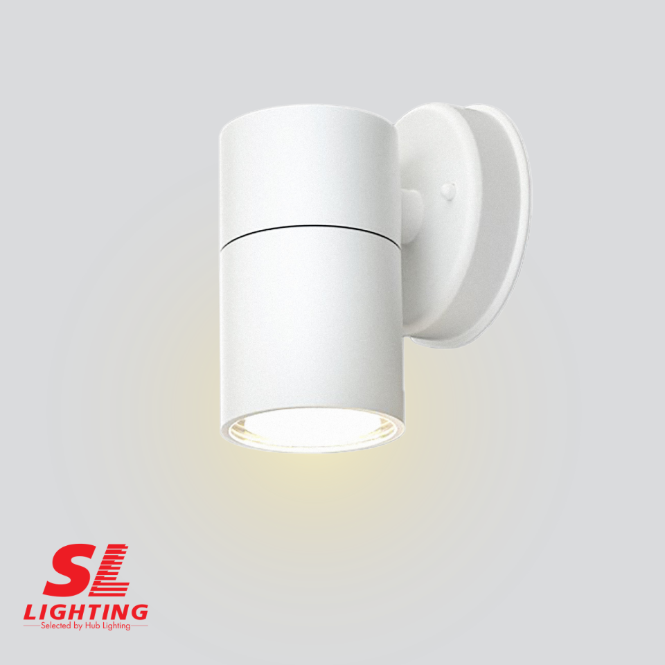 โคมไฟผนังภายนอก OUT-09-1T-GU10-WWH ขาว SL LIGHTING