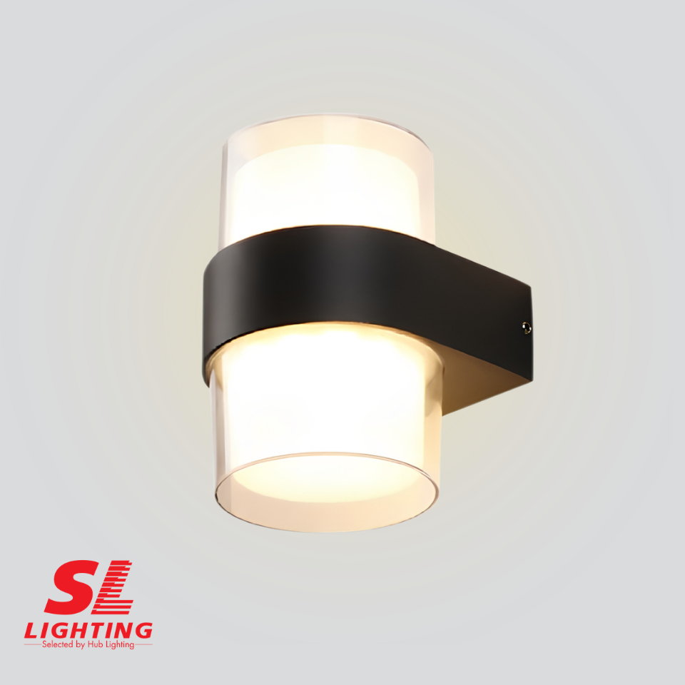 โคมไฟผนังภายนอก TER-02-2RD-8W30 SPACE 8W Warmwhite 3000K SL LIGHTING