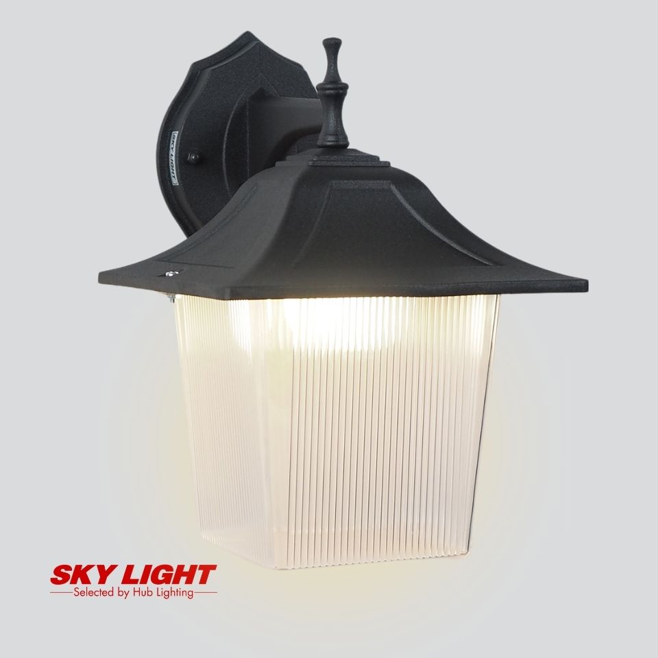 โคมไฟผนังภายนอก B300BK ดำ SKY LIGHT