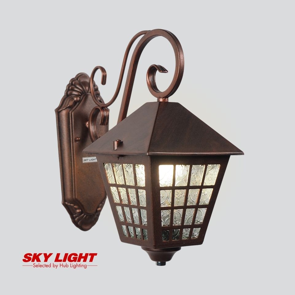 โคมไฟผนังภายนอก R2-10800S-RG ทองแดง SKY LIGHT