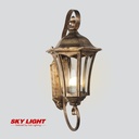 โคมไฟผนังภายนอก R1-266C-GB ทองดำ SKY LIGHT