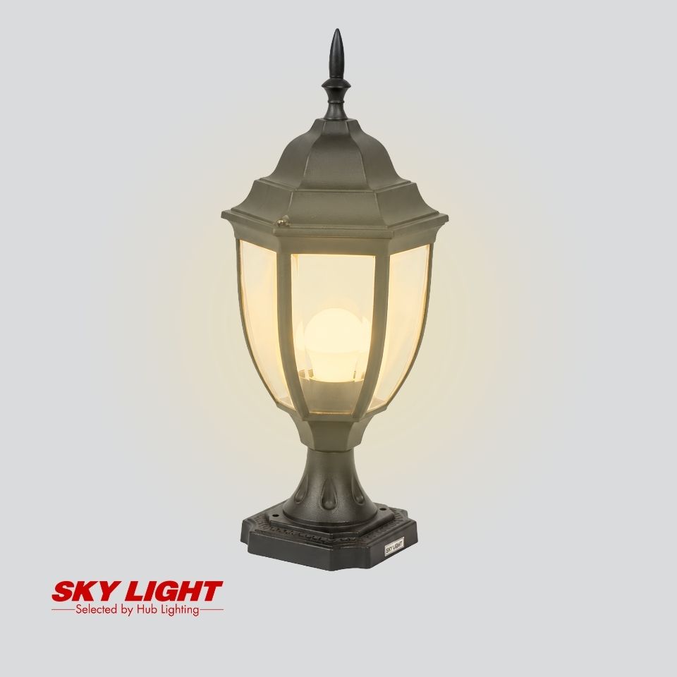 โคมไฟสนาม หัวเสา K180 BK SKY LIGHT