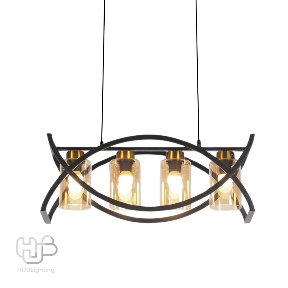 โคมไฟเพดาน PENDENT 4 ช่อ 5563-4 E27 HUB LIGHTING