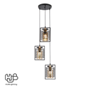 โคมไฟเพดาน PENDENT 3 ช่อ 5566-3 E27 HUB LIGHTING