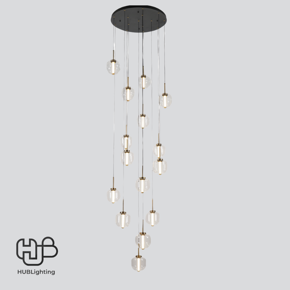 โคมไฟเพดาน PENDENT LED 68178-15-C Warmwhite 3000K HUB LIGHTING