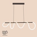 โคมไฟเพดาน PENDENT LED 66184-1.2BK Warmwhite 3000K HUB LIGHTING