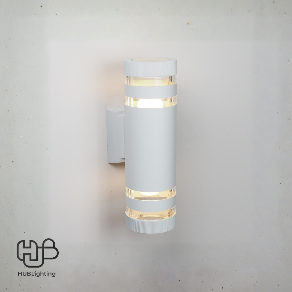 โคมไฟผนังภายนอก A0502 WH ขาว HUB LIGHTING