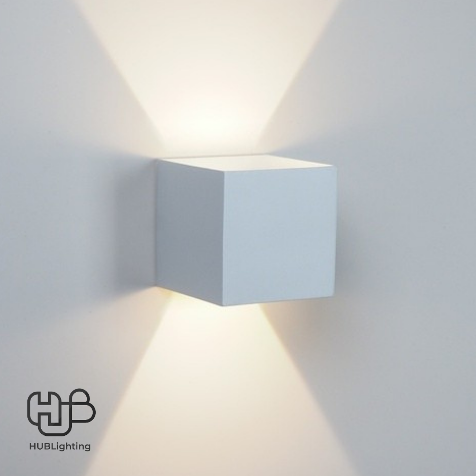 โคมไฟผนังภายนอก 1073A WH ขาว HUB LIGHTING