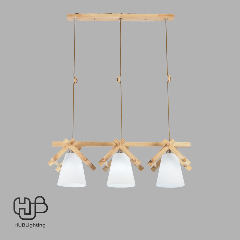 โคมไฟเพดาน PENDENT 3 ช่อ BM7117-3 E27 HUB LIGHTING