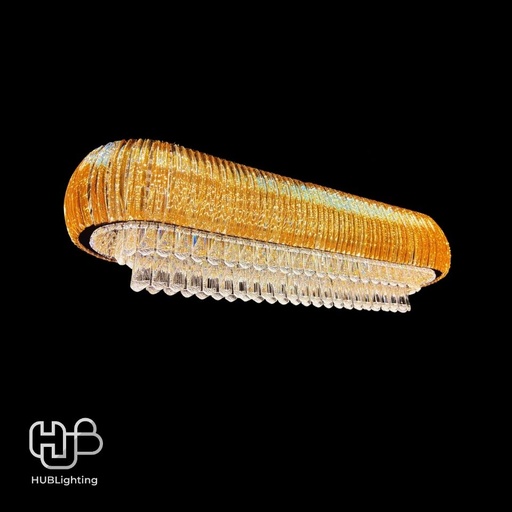 [DWCE0900] โคมไฟเพดาน CEILING คริสตัล D8917 RECTANGLE (1000x300) HUB LIGHTING