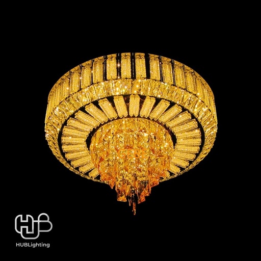 [DWCE0901] โคมไฟเพดาน CEILING คริสตัล 81079-600 กลม HUB LIGHTING