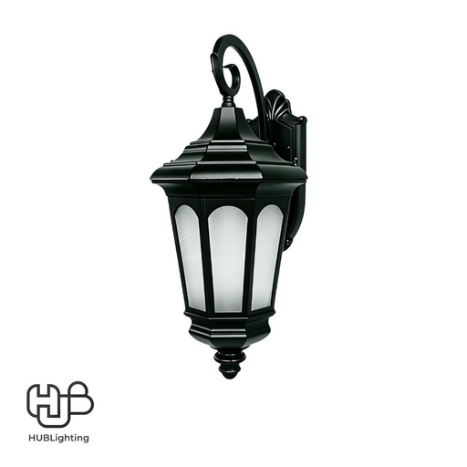 [DWAO0335] โคมไฟผนังภายนอก 135-9 SBK E27 HUB LIGHTING