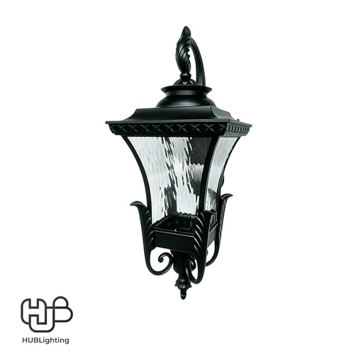 [DWAO0336] โคมไฟผนังภายนอก 244-12 SBK E27 HUB LIGHTING