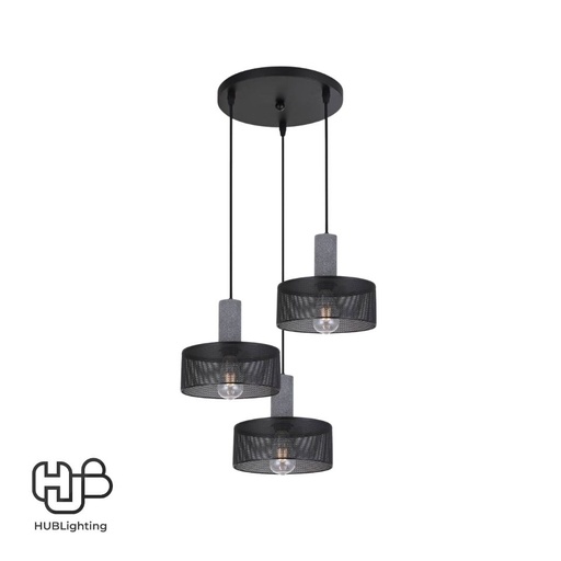 [DWCE0906] โคมไฟเพดาน PENDENT 3 ช่อ 3021-3 E27 HUB LIGHTING