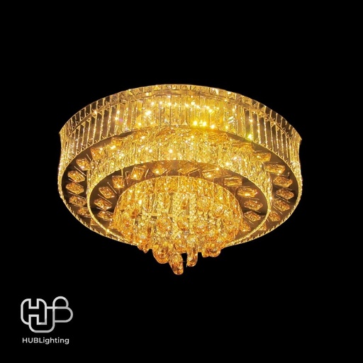[DWCE0951] โคมไฟเพดาน CEILING คริสตัล 30052-800 กลม HUB LIGHTING