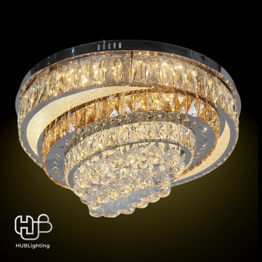 [DWCE0053] โคมไฟเพดาน CEILING คริสตัล 81019-600 กลม HUB LIGHTING