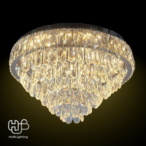 [DWCE0056] โคมไฟเพดาน CEILING คริสตัล 81099-600 กลม HUB LIGHTING