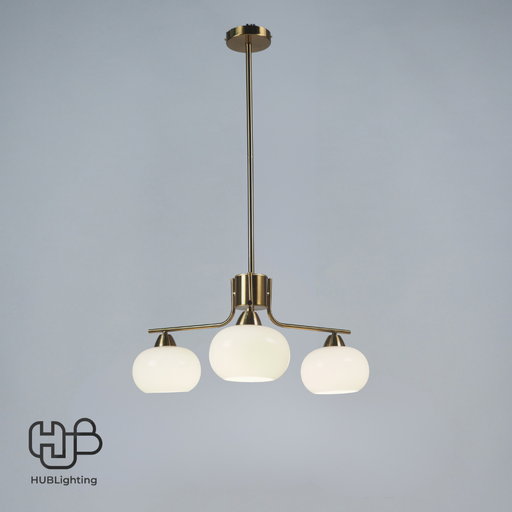 [DWCE0067] โคมไฟเพดาน PENDENT 3 ช่อ 36112/3 GD E27 HUB LIGHTING