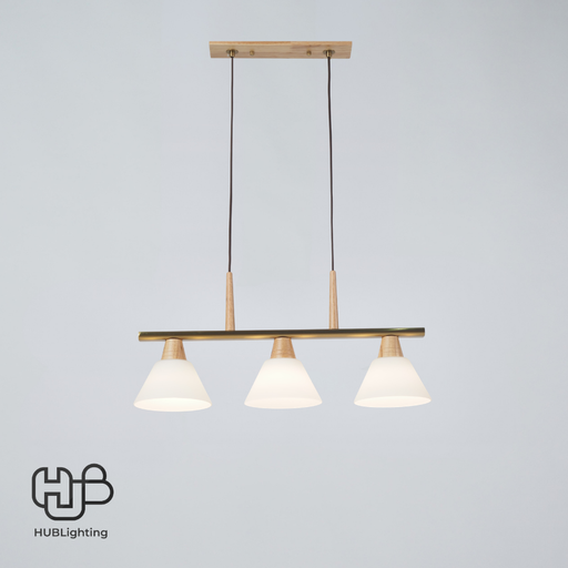 [DWCE0099] โคมไฟเพดาน PENDENT 3 ช่อ BM7115-3 E27 HUB LIGHTING