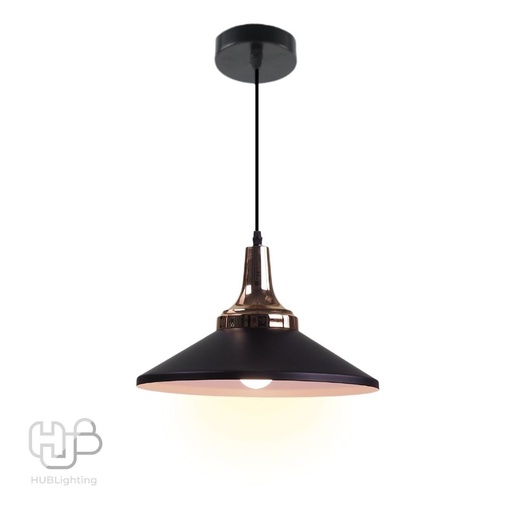 [DWCE0140] โคมไฟเพดาน PENDENT ช่อ 7481/1 BK (350x250) HUB LIGHTING