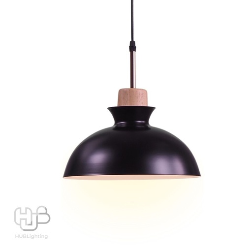 [DWCE0163] โคมไฟเพดาน PENDENT ช่อ 7784-1 BK (280x170) HUB LIGHTING