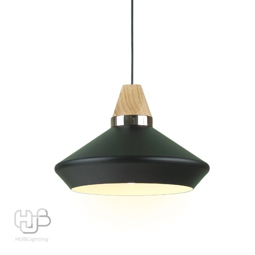 [DWCE0165] โคมไฟเพดาน PENDENT ช่อ 7454-1 BK (330x330) HUB LIGHTING