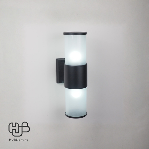 [DWAO0040] โคมไฟผนังภายนอก A0706 BK ดำ HUB LIGHTING