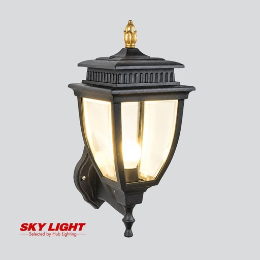 [DWAO0162] โคมไฟผนังภายนอก B15-353B-C-BK ดำ SKY LIGHT