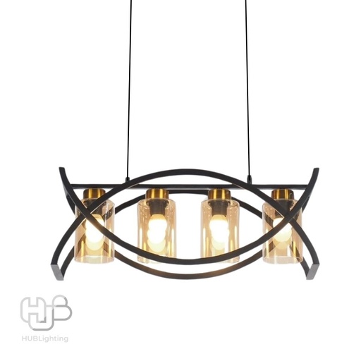[DWCE0764] โคมไฟเพดาน PENDENT 4 ช่อ 5563-4 E27 HUB LIGHTING