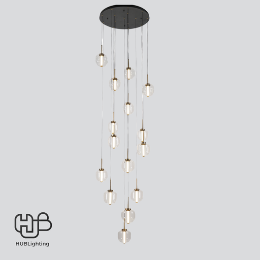 [DWCE0782] โคมไฟเพดาน PENDENT LED 68178-15-C Warmwhite 3000K HUB LIGHTING