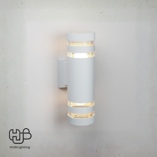[DWAO0198] โคมไฟผนังภายนอก A0502 WH ขาว HUB LIGHTING
