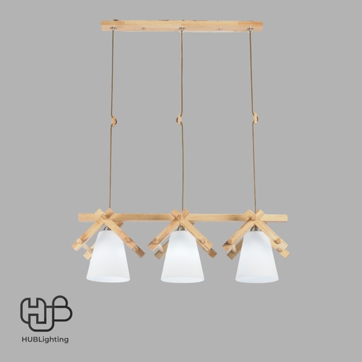 [DWCE0798] โคมไฟเพดาน PENDENT 3 ช่อ BM7117-3 E27 HUB LIGHTING